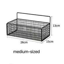 1 Giá để đồ bằng kim loại cỡ trung không cần khoan dễ lắp đặt trong phòng tắm - Giá treo tường đựng đồ vệ sinh cá nhân, mỹ phẩm & phụ kiện, không chứa formaldehyde - màu đen - Xem 4