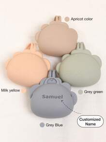 1 件定制硅胶奶嘴收纳盒、卡通狮子奶嘴架（带绑带）、便携式防丢失奶嘴容器、婴儿洗澡、家庭装饰礼物、冬夜礼物、返校冬季礼物创意、男孩女孩情人节、多功能、装饰性、字母、精致、时尚、婴儿时尚、柔软、多彩、可爱、卡哇伊、独特、定制珍品、婴儿礼物、儿童节可爱宝宝、多功能、装饰性、字母、时尚、现代、多彩、可爱、可爱、休闲、定制、个性化、独特、定制、送给他的理想礼物、送给她的理想礼物 - 彩色 - 查看 2