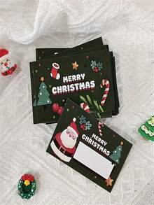 30pcs 30-Piece Santa & Tree Scratch-Off Cards: DIY Holiday Gift Tickets & Party Prizes With Scratch Stickers - Green - View 7