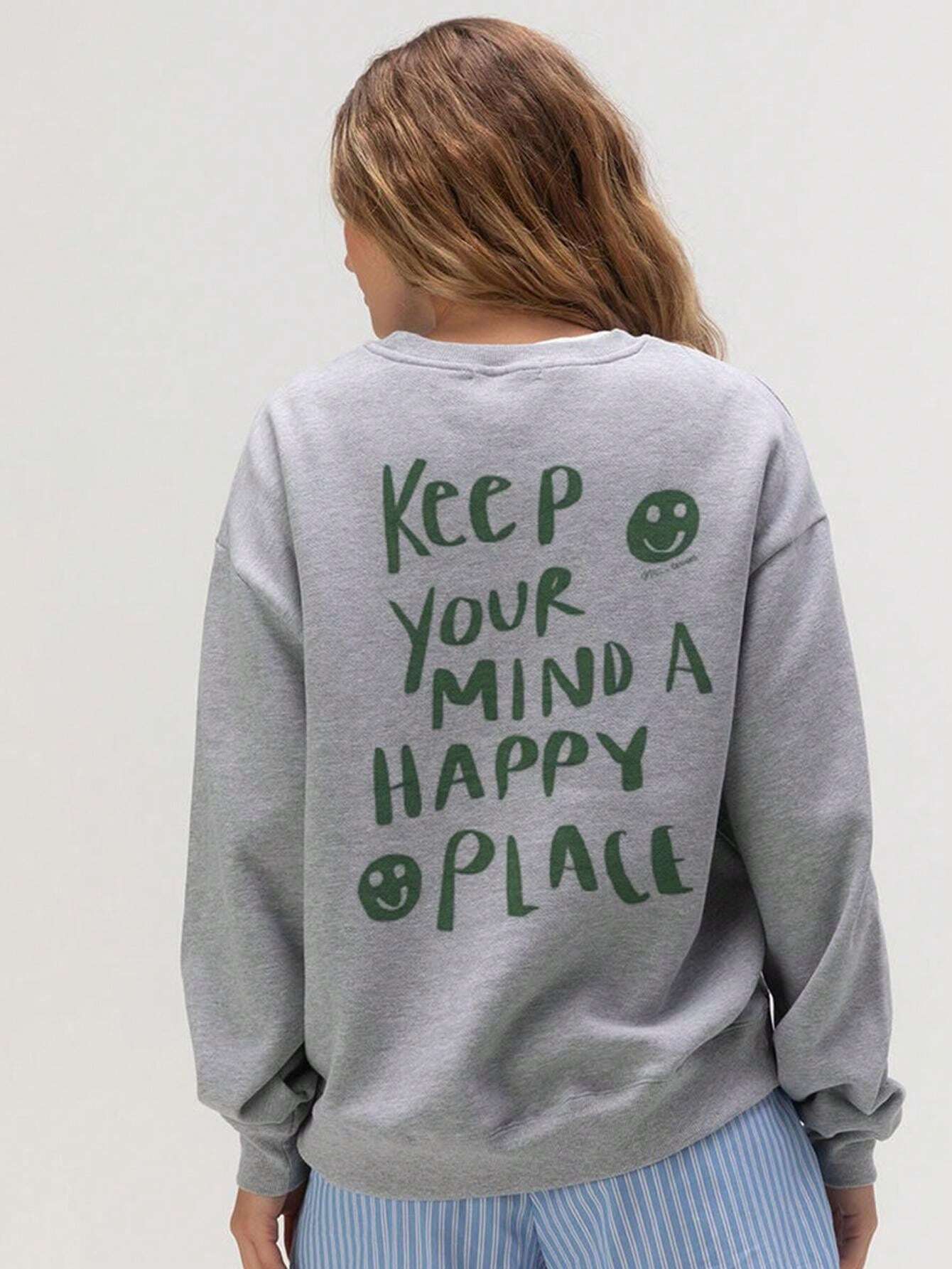 Customized Women's Fashionable Personalized Pattern Printed Sweatshirt