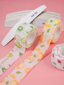 3 miếng băng bảo vệ ngón tay cho nghệ thuật làm móng, 10 dụng cụ làm móng cho tiệm làm móng tại nhà - Nhiều màu - Xem 2