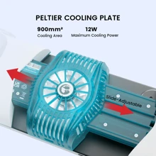 Controlador de juegos móvil Gamesir X3 Pro, gamepad para teléfonos Android e iPhone 15, con joysticks de efecto Hall y módulo de enfriamiento, tipo C - aurora boreal - Ver 4