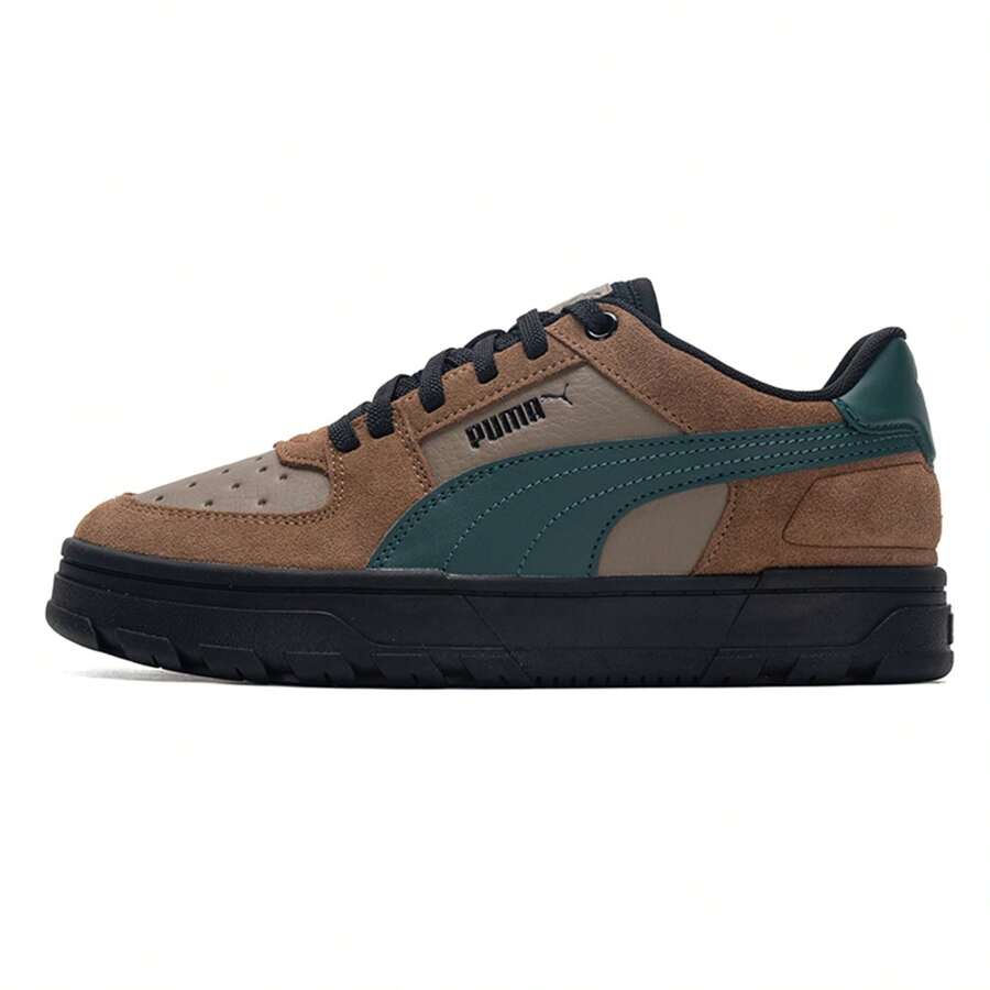 男鞋女鞋Puma Caven 2.0 Abrupt SD低筒跑步運動鞋情侶休閒鞋 397467-01 - 咖啡色-深綠色-黑色 - 查看 1