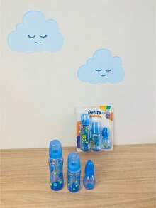 Petita Baby Bottle Kit + Thermal Bottle Holder - Màu xanh nhạt - Xem 3