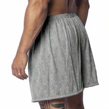 Canto Cotton Plain Version Underwear Shorts For Men's Sleepwear Pajamas - Xám - Xem 2