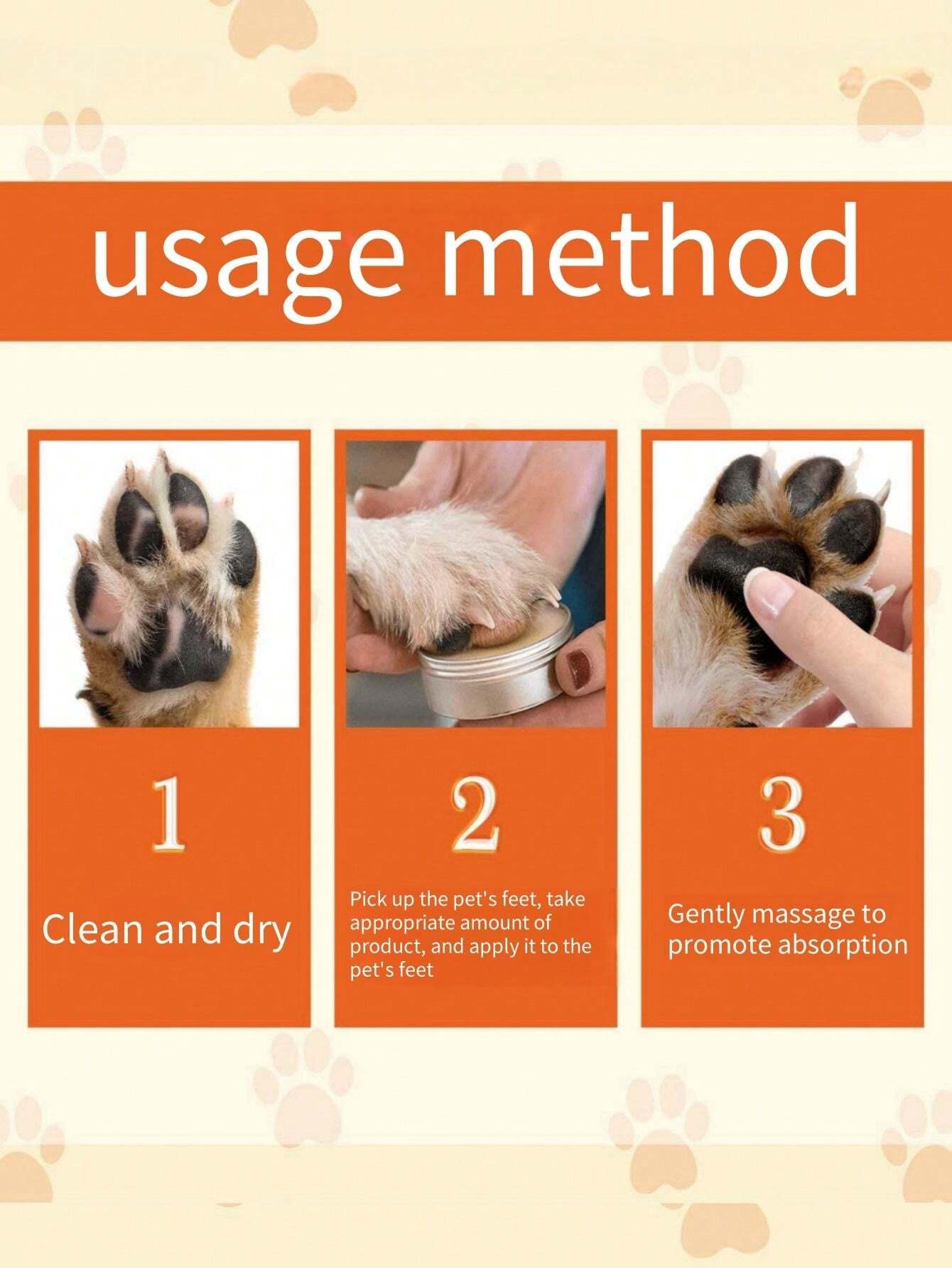 Pet Moisturizing Paw Balm For Dogs & Cats, Nourish Paw Pads, Prevent
