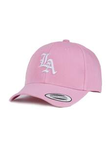 1 bucată șapcă de baseball brodată Los Angeles LA, se potrivește la jocuri de baseball, baschet, se potrivește toamna, stil sportiv, ținută anilor 90, culori strălucitoare, pălărie ocazională cu protecție solară reglabilă, potrivită pentru călătoriile de primăvară și toamnă, petreceri pe plajă