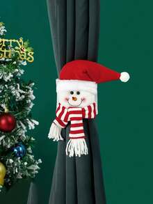 1 件，创意卡通圣诞窗帘扣，圣诞派对家居装饰，圣诞装饰，房间装饰，圣诞礼物，场景装饰，节日装饰，房间装饰，家居装饰，办公室装饰，主题派对装饰，圣诞装饰 - 彩色 - 查看 3