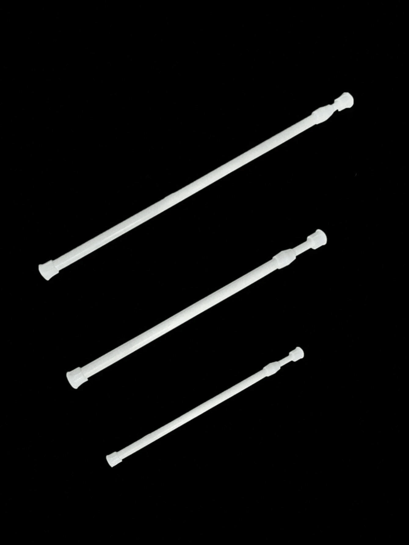 1pc NonDrill Expandable Curtain Rod Clothes Hanger Storage Rack