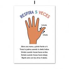 1pc Giáo dục trẻ em Tây Ban Nha Cảm xúc Yoga Thời tiết Áp phích nhà trẻ Bắc Âu Nghệ thuật treo tường In Tranh vải Tranh trang trí phòng trẻ em Không có khung - Nhiều màu - Xem 17