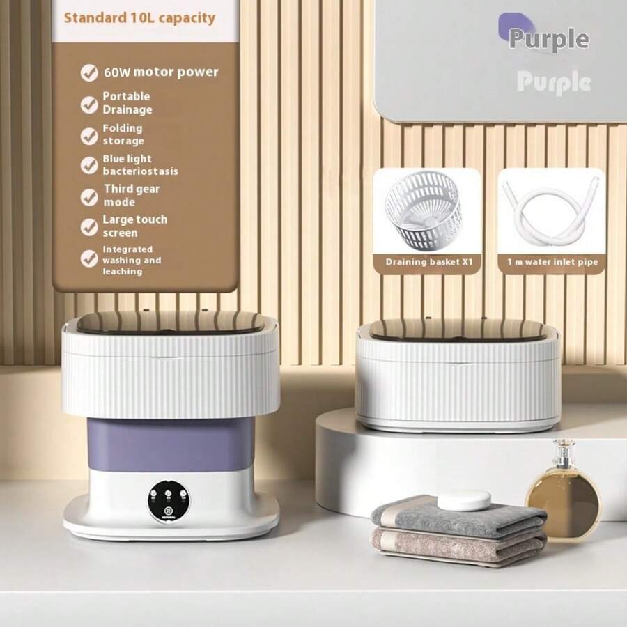 Portable Washing Machine Mini 10L Portable Washer Small Washing Machine