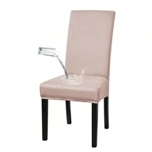 1 szt./4 szt./6 szt. 6 szt. pokrowców na krzesła do jadalni, bardzo elastyczny zdejmowany zmywalny pokrowiec na krzesło na przyjęcie domowe, hotel, wesele, jednolity kolor szczotkowany i bardzo elastyczny pokrowiec na krzesło, zestaw 6 pokrowców na krzesła do jadalni, elastyczny jednolity kolor pokrowców na krzesła Parsons Spandex zdejmowany zmywalny pokrowiec na krzesło kuchenne