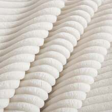 Armless Sofa For Flexible Combination To Become 2 Seater 3 Seater 4 Seater Sofa; Armless Sofa With Delicate And Soft Corduroy Fabric, High Resilience Sponge And Waist Pillow, Beige - 米色+燈芯絨+1座如圖 - 查看 8