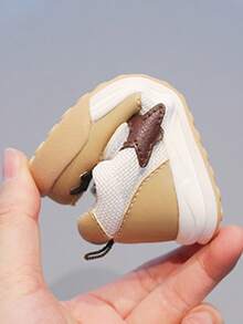 Giày thể thao thời trang trẻ em Unisex đế mềm thoáng khí chống trượt mùa xuân/hè mới từ 1-4 tuổi - Màu Khaki - Xem 9