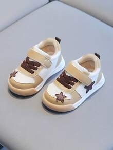 Giày thể thao thời trang trẻ em Unisex đế mềm thoáng khí chống trượt mùa xuân/hè mới từ 1-4 tuổi - Màu Khaki - Xem 5