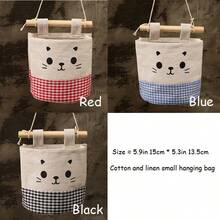 1 Túi đựng đồ hình mèo dễ thương, Túi đựng đồ treo tường thiết kế thẩm mỹ dạng lưới, Túi móc, Túi đựng đồ giặt bằng polyester thoáng khí có thể giặt được, Túi đựng kẹp quần áo có thể tái sử dụng, Giá đựng đồ cho tủ quần áo, túi xách, túi đựng đồ, Túi đựng đồ phân loại đồ lót và tất treo tường Túi đựng đồ giặt, Túi đựng đồ phòng tắm, Túi đựng đồ phòng tắm, Phòng ngủ tại nhà. - Nhiều màu - Xem 9