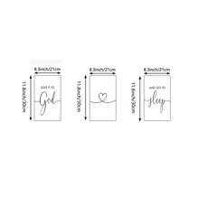 1/3pcs Give It To God And Go To Sleep Print Canvas Paintings Inspirational Quote Poster Religious Christian Wall Art Relaxing Trust Sleep Reminder Bedroom Decor Unframed - Multicolor - View 14