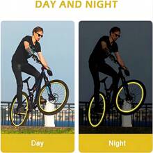 1 Roll Reflective Tapes Reflective Warning Stickers, Waterproof Outdoor Bicycle Rim Reflector Tape, Thin Reflective Sticker Rolls For Bikes, Bicycles, Motorcycle Decoration,Trailers & Clothing
