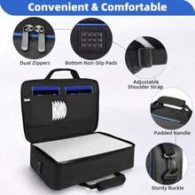 兼容便携包和超薄旅行便携包，兼容游戏机控制器，大容量保护性存储盒，兼容游戏配件光盘和数字版，黑色，控制器>盒，盒，Ps4 Slim，Ps6，Play Station 游戏，>包 - 彩色 - 查看 4