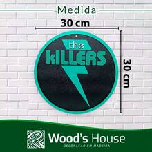 Decorative Plate Band The Killers Music Rock 3D High Relief MDF Barbecue Corner Decoration Restaurant Bar Garage - Nhiều màu - Xem 6