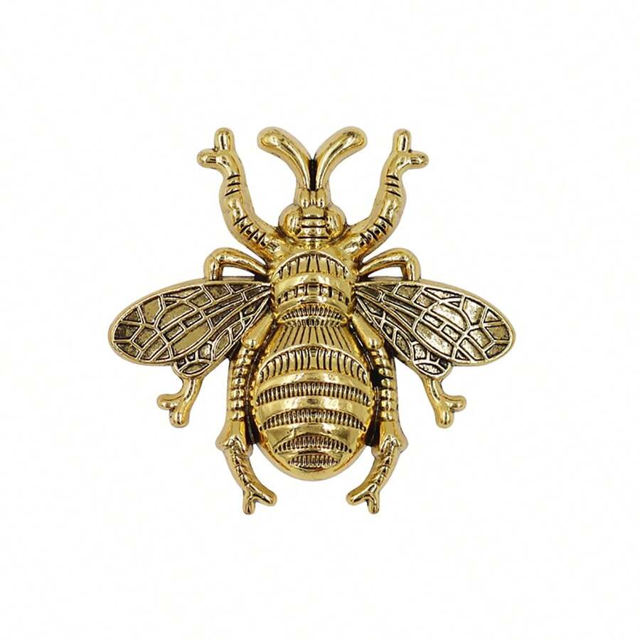 1 件装美式复古蜜蜂兔形纯铜家具把手门把手和拉手适用于橱柜厨房橱柜抽屉拉手家居装饰