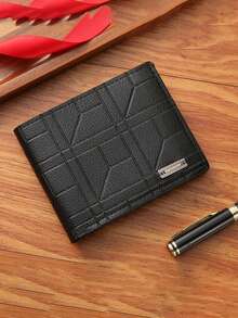 2 chiếc ví da PU ngắn cho nam, họa tiết kẻ caro mềm mại, dung lượng lớn, nhiều ngăn đựng thẻ, có thể đựng được nhiều tờ tiền lớn, túi đựng tiền xu đơn giản, thẻ tín dụng, thẻ ngân hàng, thẻ căn cước, khe cắm ảnh, phong cách công sở, là món quà lý tưởng cho sinh nhật hoặc đối tác, phong cách thời trang trẻ trung và phụ nữ dành cho nam, ví cầm tay, ví nhỏ, ví da nam - Nhiều màu - Xem 8