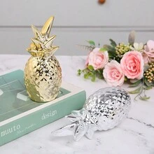 Đồ trang trí gốm sứ hình quả dứa tối giản, Phụ kiện mạ vàng, Đồ trang trí nhà sáng tạo cho phòng khách, phòng học, tủ trưng bày Quà tặng tốt nhất - Nhiều màu - Xem 1