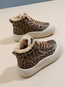 Damskie wysokie, pluszowe, ciepłe, zimowe buty, gruba podeszwa, codzienne buty śnieżne, nowa kolekcja jesień/zima 2024