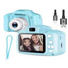 Kids Digital Camera Toy Camera HD 1080P Video Camera Kids Camcorders With 2 Inch IPS Screen, Support 32GB TF Card - Blue - View 4