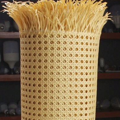 40*200CM Artificial Rattan Cane Webbing Sheet Panels Material Supplies Craft DIY