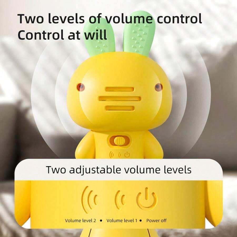 Baby Rabbit Rattle Toys 03 Years Old, Musical Rhythm Stick With Music