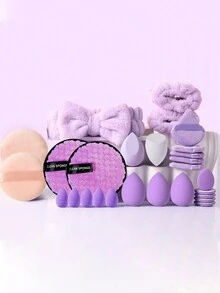 Bộ cọ trang điểm 1/27/48/49 chiếc Bao gồm: 1 túi đựng đồ trang điểm, 20 cọ trang điểm, 3 băng đô, 5 miếng mút trang điểm, 5 mút trang điểm mini, 2 miếng tẩy trang, 2 bông phấn, 1 tấm lót vệ sinh cọ trang điểm, 5 bông phấn hình tam giác, 5 bông phấn mini, Bộ cọ, Bộ cọ trang điểm, Bộ cọ trang điểm, Bộ trang điểm hoàn chỉnh, Bộ cọ trang điểm, Bộ trang điểm hoàn chỉnh, Bộ cọ, Bộ cọ trang điểm, Bộ quà tặng trang điểm, Bộ - Nhiều màu - Xem 14