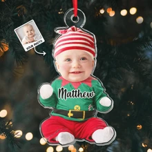 Catygift Foto Kustom - Dekorasi Lucu - Dekorasi yang Dipersonalisasi - Hadiah untuk Keluarga - Ornamen Pohon Natal - Suvenir Natal - Hadiah Keluarga - Hadiah - Pengantin Baru, Ulang Tahun, Hadiah Wisuda - Seperti yang Ditunjukkan - View 2