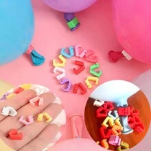 1 Pack Of 30 Balloon Clips For Balloon Arch, Transparent Balloon Rings For Balloon Decorating, Convenient Balloon Flower Clips For Birthday Decorations, Suitable For Balloon Arches,Christmas