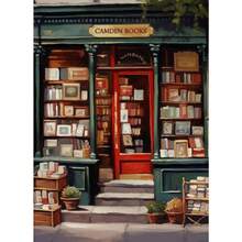 1pc Vintage Book Store Poster Book Shop Print Library Retro Antique Canvas Painting Wall Art Picture Decor Book Lovers Reading Gift No Frame - Multicolor - View 32
