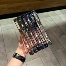 1 件豪华电镀透明手机壳适用于 iPhone 16 15 14 13 12 11 Pro Max Plus 保险杠防震透明保护套 2 合 1 件 TPU 手机壳 - 黑色 - 查看 7