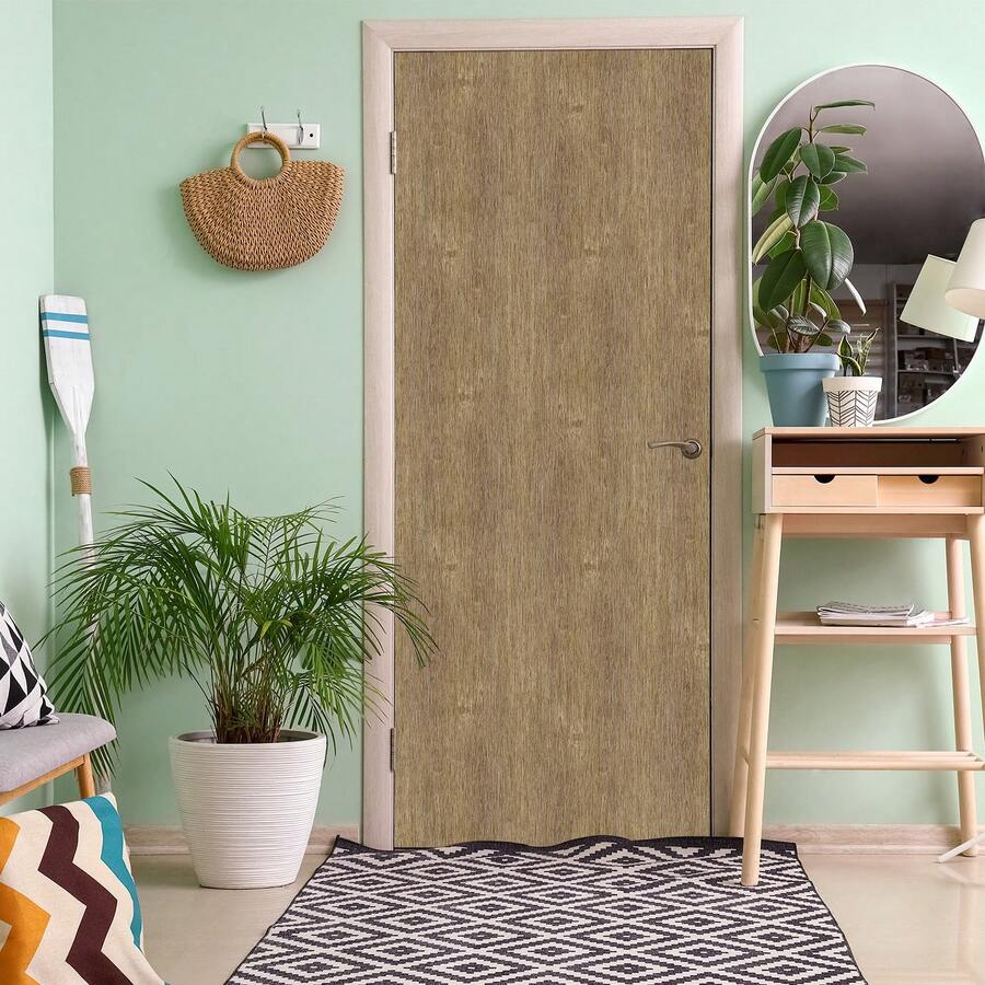 2pcs Faux Wood Grain Contact Paper, Waterproof SelfAdhesive Wallpaper