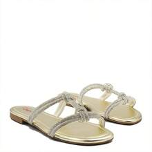 ZATTA Two Knots Flatfoot Shine Judith - 金色 - 查看 2