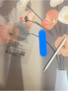 10 Stücke luxuriöse handgemachte Aufklebe-Nägel in mittlerer Sargform, Kunstnägel mit Rosa-Linien-Design, inklusive 3-teiligem Werkzeug-Set, Nagel-Klebetabs geeignet für den täglichen Gebrauch von Mädchen und Damen