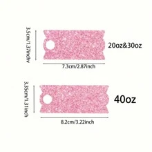 1pc Clear Nameplate Tag For  40oz Cup, Clear DIY Cup Water Bottle Accessories,Gift For Best Friend, Mother's Day,Gift For Her,Father's Day, Valentine't Day - Transparent White and Black - View 7