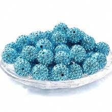 10 件 12 毫米闪亮水钻珠，DIY 手链、项链、手机链、珠宝制作 - 彩色 - 查看 12