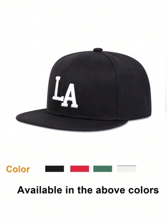 1 件装男女通用儿童 LA 扭边棒球帽，户外防晒休闲帽，适合男孩和女孩，春秋季