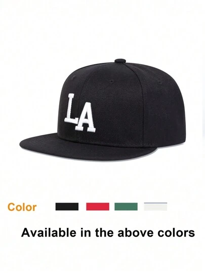 1 件装男女通用儿童 LA 扭边棒球帽，户外防晒休闲帽，适合男孩和女孩，春秋季