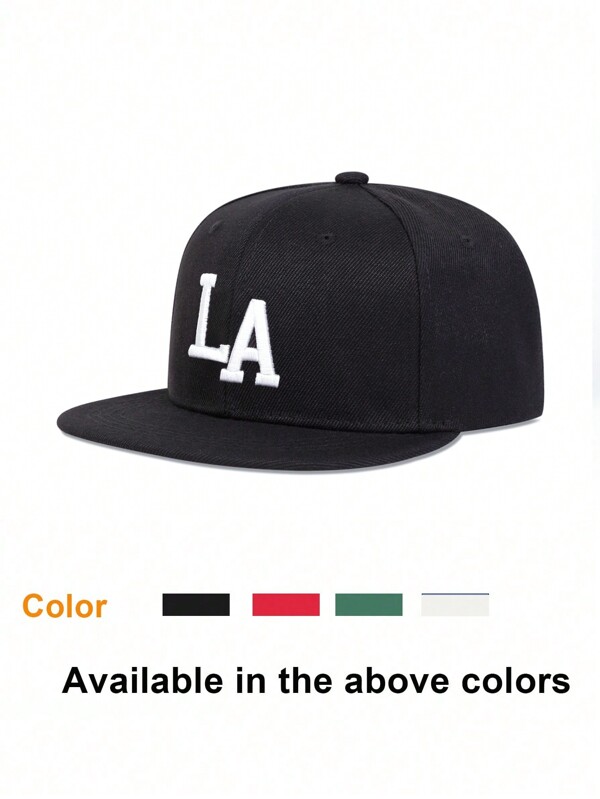 1pc Unisex Children LA Twist Brim Baseball Cap, Outdoor Sun Protection Casual Hat, Suitable For Boys & Girls, Spring/Autumn