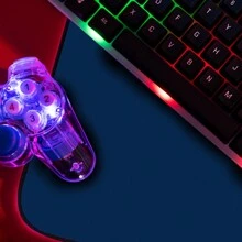 Gamer Mouse Pad 70x35 Rubberized Base Stitched Edge Plain Print Various Colors - 光滑106 - 查看 3