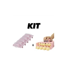 Kit Confeitaria Enrolador De Doces 12 e 16G + Boleador Chocalho Para Confeitos De Festa Bluestar