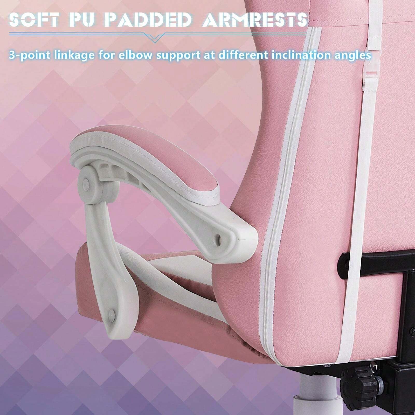 CLIPOP CLIPOP Gaming Chair, Ergonomic Computer Swivel Chair With