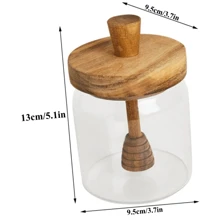 Thìa gỗ đựng mật ong mini, cán dài bằng gỗ đựng mật ong, quầy bar, vật dụng đựng mật ong, que trộn trà sữa, dụng cụ làm món tráng miệng, đồ dùng nhà bếp - Nhiều màu - Xem 14