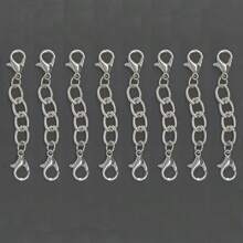 2 chiếc/4 chiếc Dây chuyền và vòng tay móc khóa hai đầu làm đồ trang sức thiết yếu - Chất lượng cao cấp, dễ sử dụng, chống ăn mòn - Hoàn hảo cho các sáng tạo trang sức tự làm - Nhiều màu - Xem 8