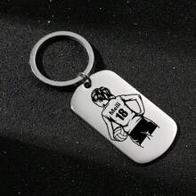 1 szt. spersonalizowany brelok do siatkówki z imieniem i numerem spikera dla mężczyzn lub kobiet